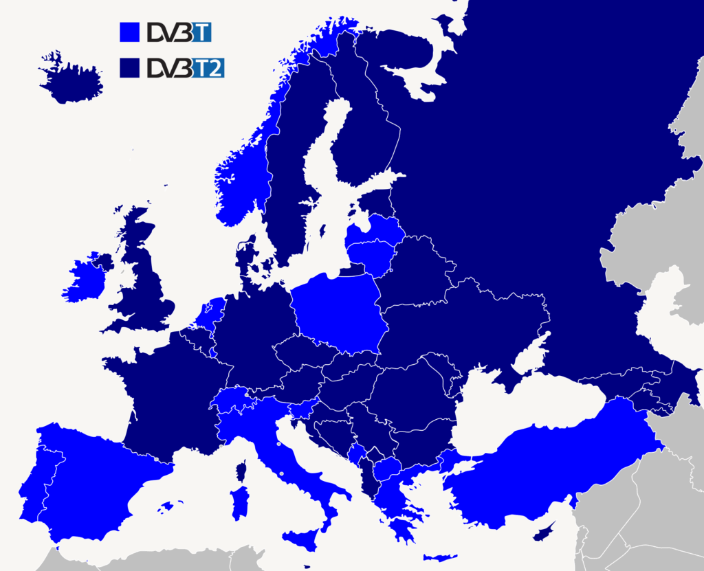 El estándar DVB-T en Europa