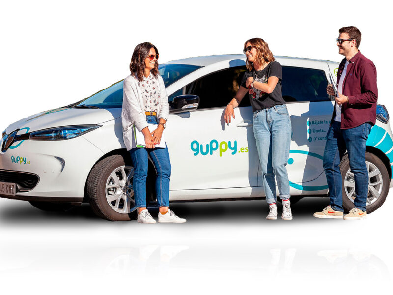 Servicio de carsharing guppy