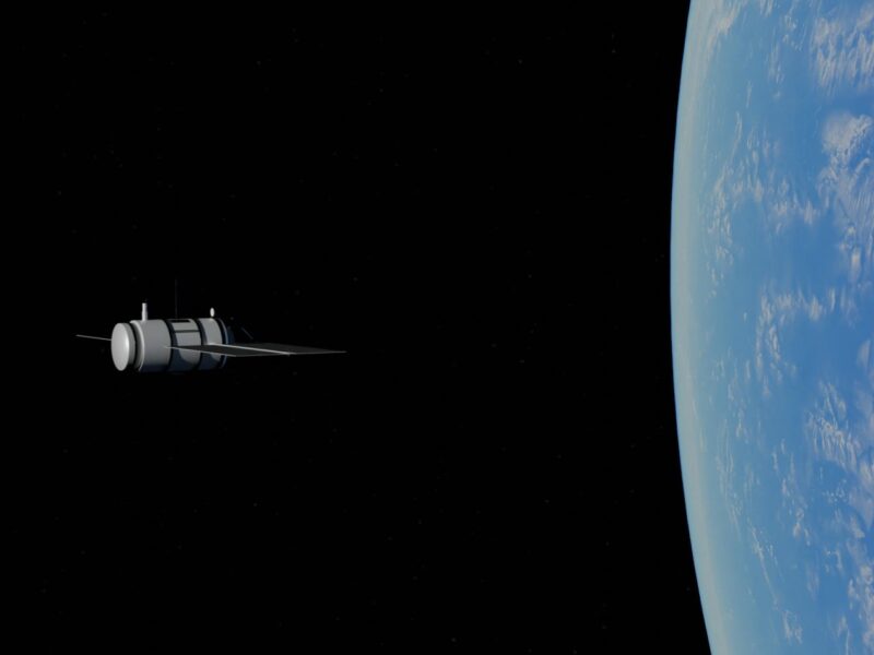 Satélite orbitando