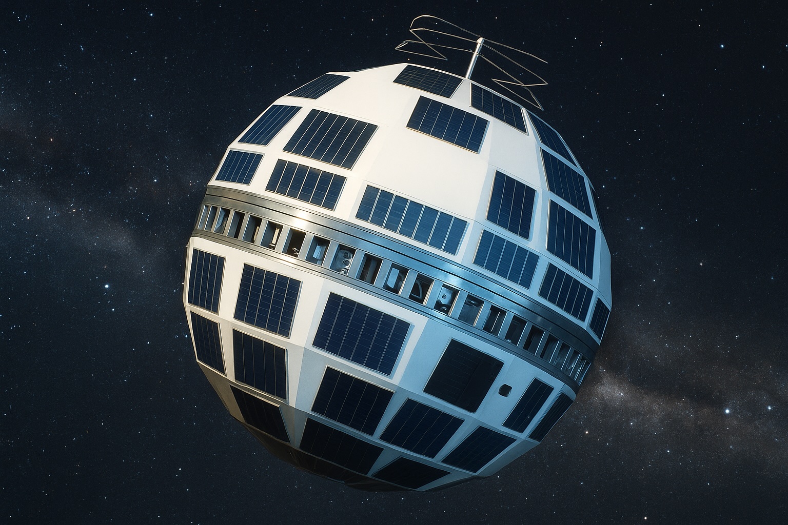 El satelite Telstar en el espacio